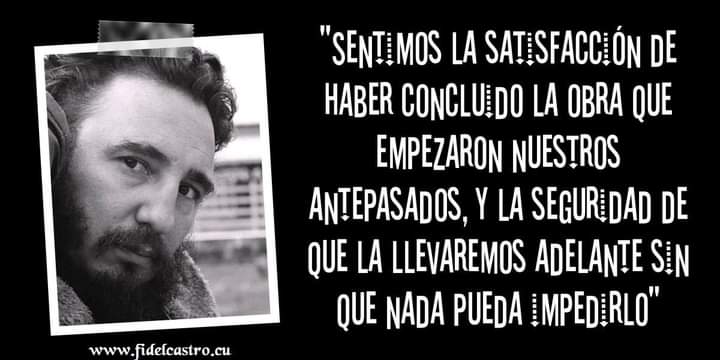 Sentimos la satisfacción de vivir en un país donde un mundo mejor es posible con el concurso de todos sin perder un día. #Cuba #LatirAvileño #BoliviaUnidosPorMás