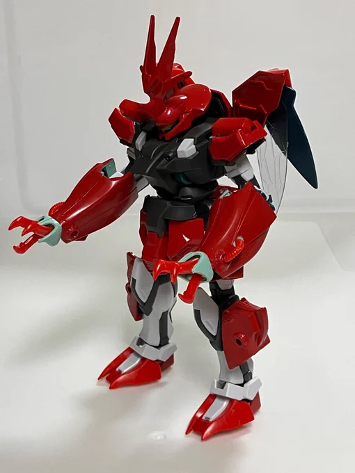 ダリルバルデに引き続きオーラマシン風なディランザ。#水星の魔女 #ガンプラ#ガンプラはどんな自由な発想で作ってもいいんだ 