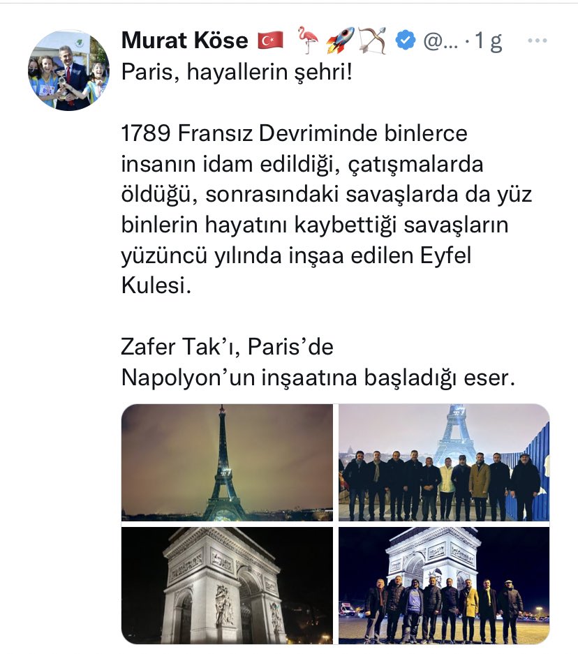 ankarayaziyor's tweet photo. HALKIN PARASIYLA AVRUPA TURU

Mamak Belediye Başkanı Murat Köse’nin kabilesiyle çıktığı Avrupa turunun maliyeti, Belediyenin 2022 yılında yaptığı sosyal yardım bedelinden daha fazla olduğu tahmin ediliyor.

Köse ve kabilesinin #Noel kutlamalarına da katılacağı öğrenildi. https://t.co/tUHg19N9BC