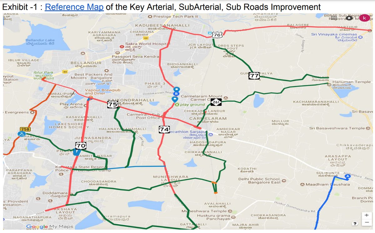 CivicOp_india's tweet photo. Respect MLA Sri @ArvindLBJP Ji,
@east_bengaluru along with @kdevforum would like to bring in your notice to fulfil the promises that you made in 2018, before assembly election to develop Arterial and Sub-Arterial roads of Sarjapura Road-Kasavanhalli area. It's time to do the job. https://t.co/xsHGZAPipo