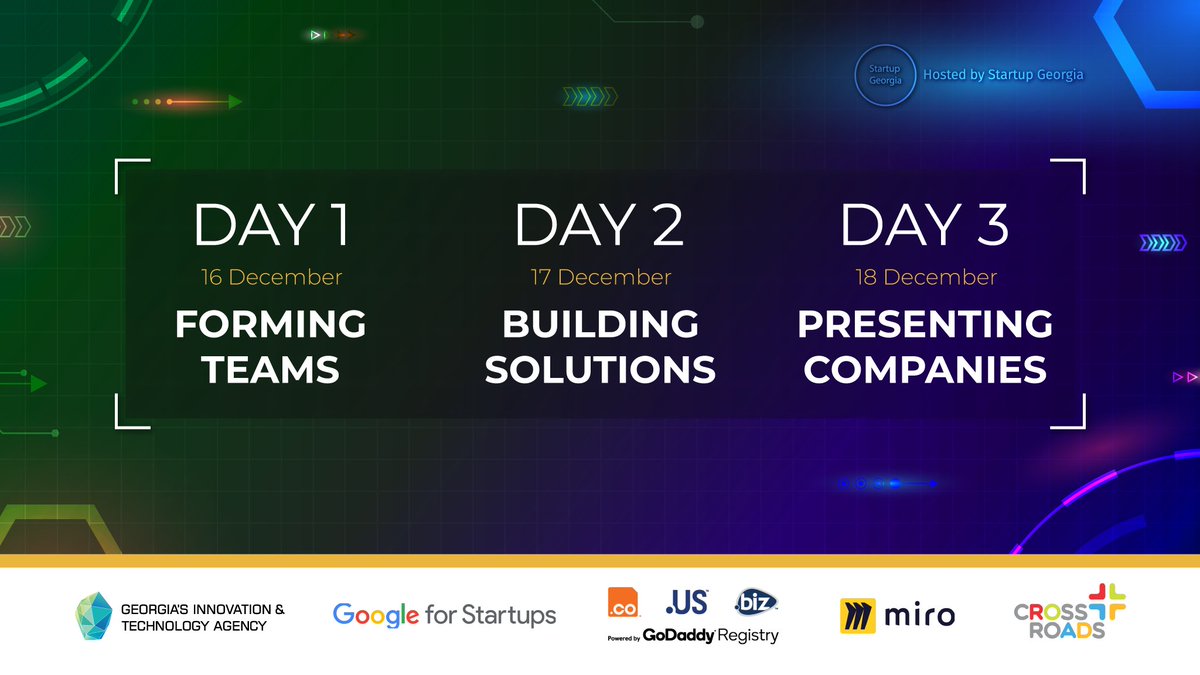 startup_georgia's tweet photo. 🚀Techstars Startup Weekend Tbilisi !
⏱During 54 Hours you have the opportunity to build like a startup.

Agenda: 
DAY 1:
𝗙𝗼𝗿𝗺𝗶𝗻𝗴 𝗧𝗲𝗮𝗺𝘀
DAY 2:
𝗕𝘂𝗶𝗹𝗱𝗶𝗻𝗴 𝘀𝗼𝗹𝘂𝘁𝗶𝗼𝗻𝘀
DAY 3:
𝗣𝗿𝗲𝘀𝗲𝗻𝘁𝗶𝗻𝗴 𝗖𝗼𝗺𝗽𝗮𝗻𝗶𝗲𝘀

Agenda: https://t.co/SS8t6U29aw https://t.co/tFz4J5vmzI