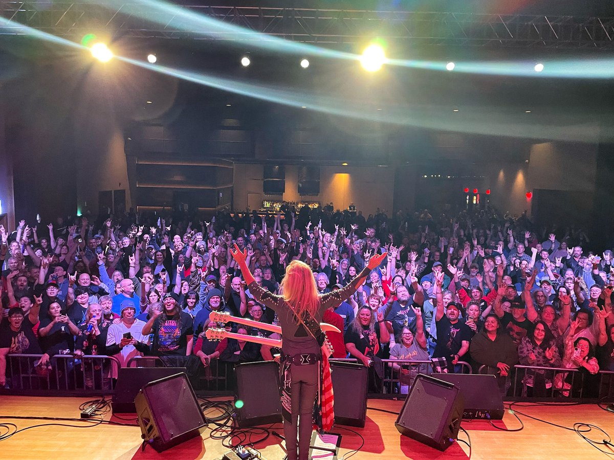 Drummer’s perspective from last night’s hit with Lita Ford at Kansas Crossing. Killer crowd!
Get the full run-down on this weekend’s shows, as well as our featured article, “The Monster Turns 40,” in this week’s issue of the BR Newsletter. Sign up here:
bobbyrock.com/pages/newslett…