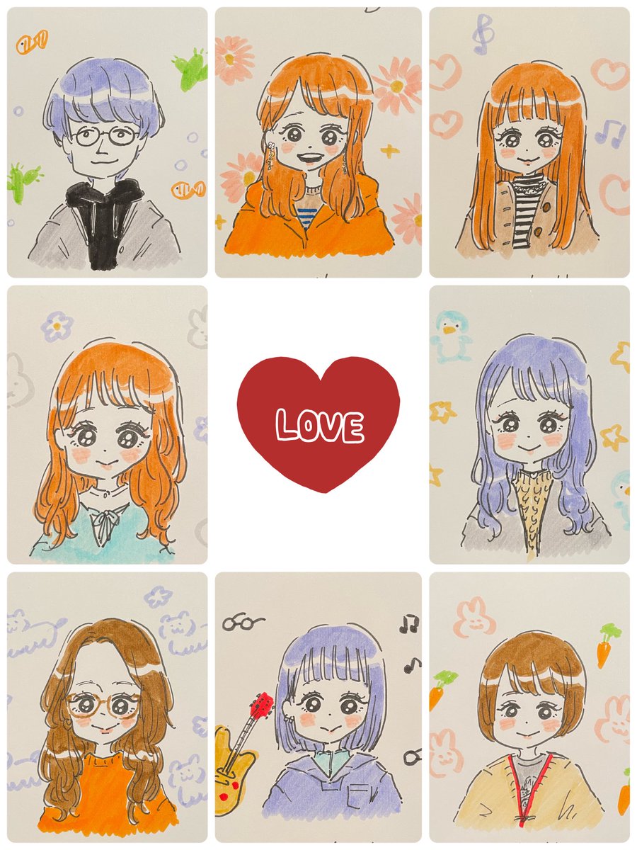 最終日も似顔絵たくさん描かせて頂きました!
本当に楽しくて嬉しかったです!
ありがとうございました🌷 