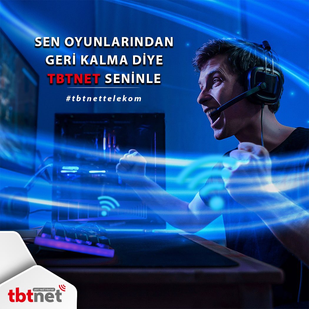 Sen oyunlarından geri kalma diye #tbtnet seninle!🔥

Başvuru ve Altyapı sorgulamak için;

💻tbtnet.net
📞0850 650 00 41

#izmit #kocaeli #evinterneti #fiberinternet #tbtnet #ucuzinternet