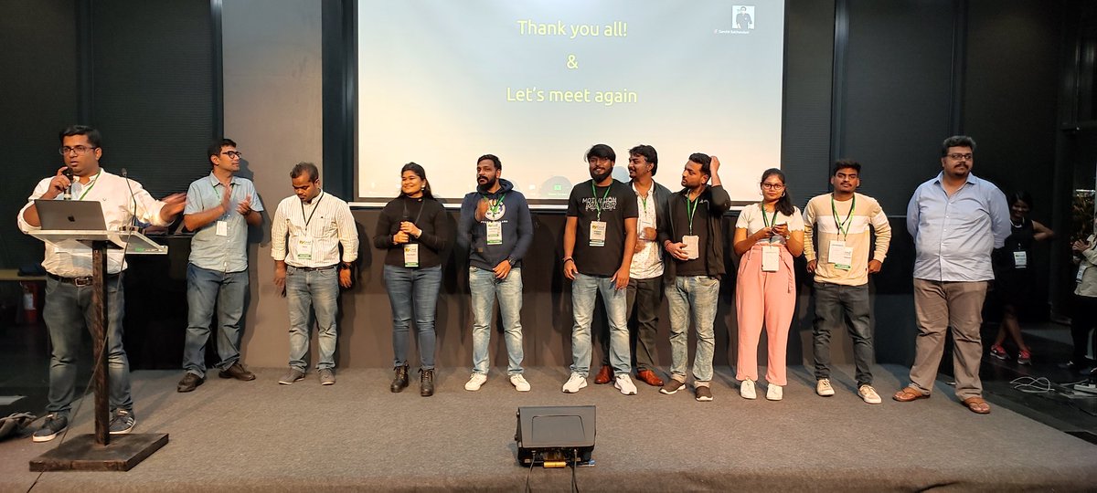 digitalimtiaz's tweet photo. Thank You To All Wonderful Volunteers Of #PyConfHyd22 #Hyderabad 

@pyconfhyd @pyconindia @THubHyd https://t.co/fBeSfHXVtd