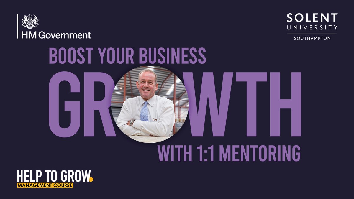 Don't forget to join us for our #HelpToGrow Management taster session on Tuesday 13 December to find out how you can boost your business's growth! Register your interest: ow.ly/rlm150Lyvik @BusinessSouth #BusinessLeader #BusinessGrowth