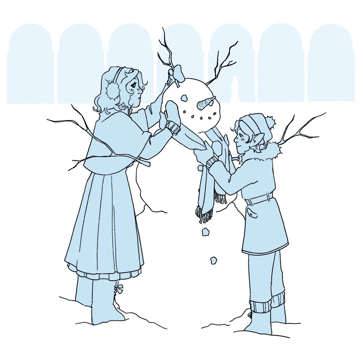 ☃️ holiday greetings from a simpler time in the aureus kingdom