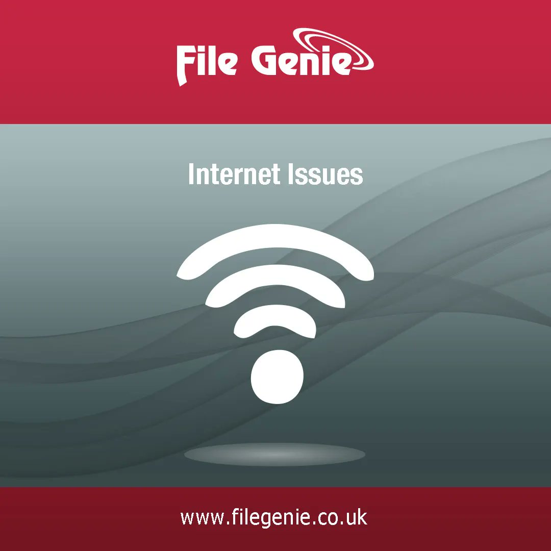 FileGenie's tweet image. Are you having broadband issues that are affecting your computer, laptop, tablet or smartphone?

File Genie have put a list together of things you can do to ensure you are getting a reliable broadband service: buff.ly/3cxMFed

#InternetIssues #SlowWifi #InternetProblems