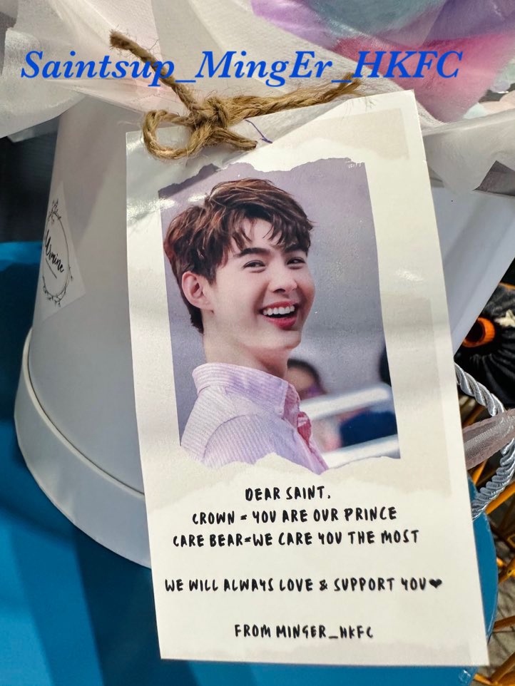 HkMinger's tweet photo. You are our Prince 👑 You are the one that we care the most ❤️
We will be here to support and love you always 💕
Be happy everyday 😃Susu ✌🏻
Special thanks @SSAINT_OFFICIAL 🙏🏻

#Saint_sup #MingEr
#BUSANxSaintBillySeng https://t.co/DHz8hRfilO