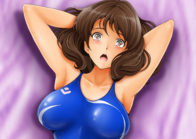 久美子ちゃん競泳水着なのぜ。
北宇治のスク水を競泳水着風に。。 