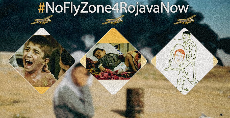 MyrkhanM's tweet photo. Close the airspace against the massacre against the Kurds of Rojava, who protect the honor of the world.
#NoFlyZone4RojavaNow https://t.co/XQ9aqxJq3P