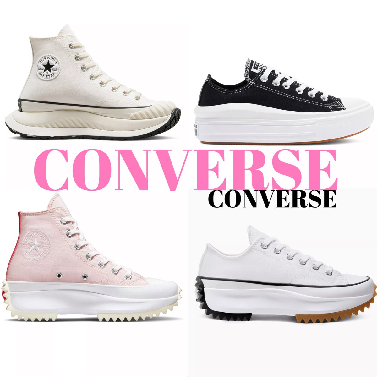 🎟️ __ รองเท้า Coverse คือรองเท้าผ้าใบที่ควรมีติดห้องจริงๆ ใส่สบาย ดีไซน์สวย รวมรุ่นที่ส้นสูงมาให้แล้วว 👟
