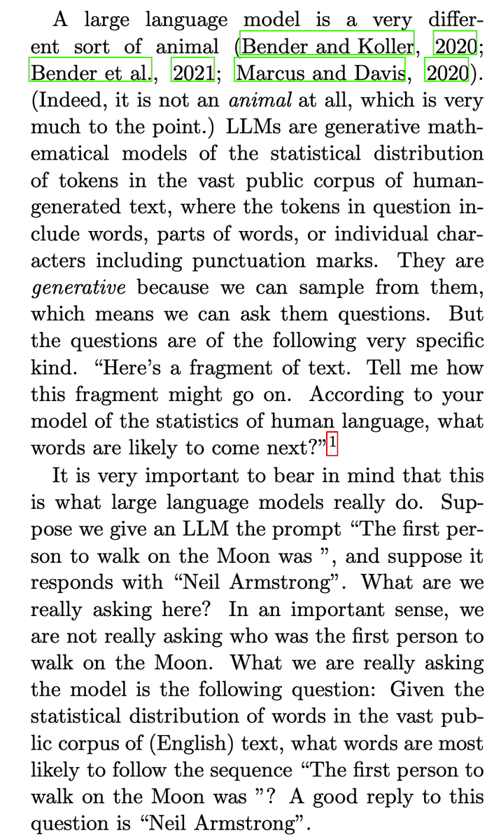 Here is a way to think about what actually happens when we type inside the ChatGPT textbox. Wonderful paper. 

arxiv.org/pdf/2212.03551…