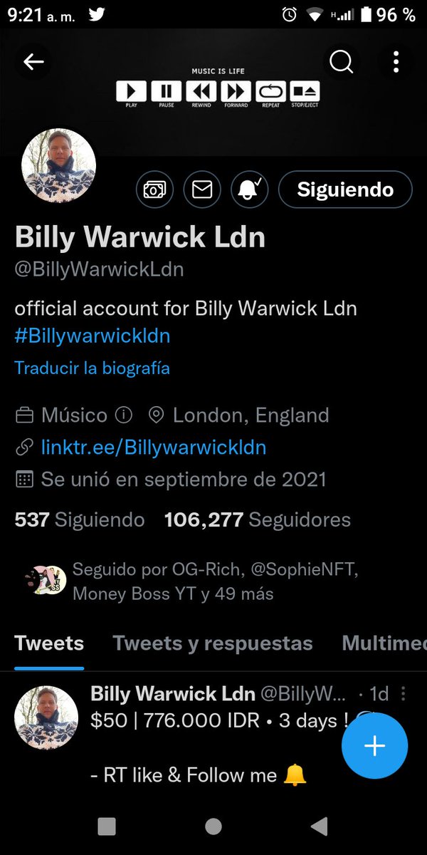 YasmnOchoa's tweet photo. @BillyWarwickLdn https://t.co/MTb70NBDw4