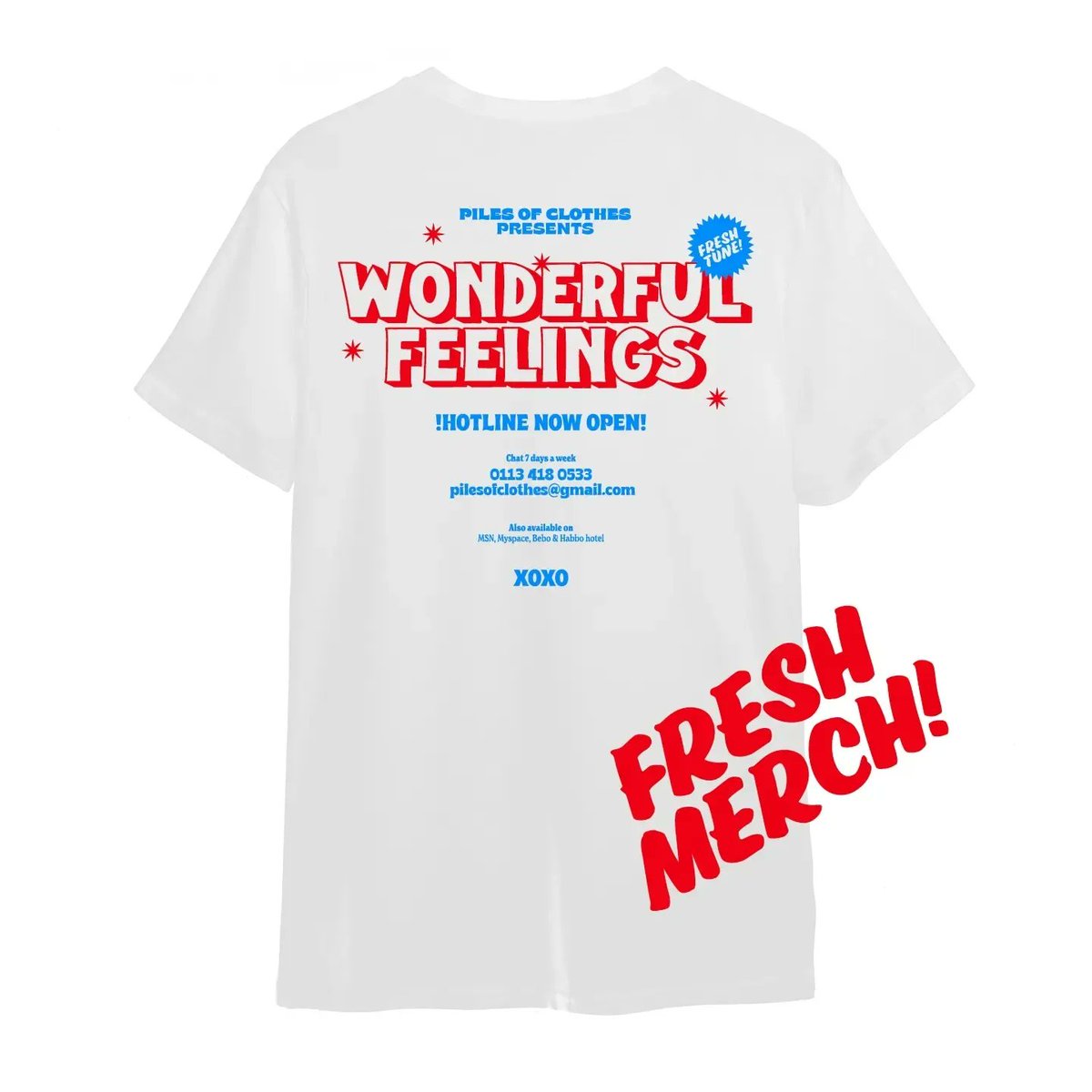 Hi. Last chance to buy a 'Wonderful Feelings' tee. They'll come offline later today, so don't wait around like a knob. Cheers xoxo

everpress.com/wonderful-feel…
