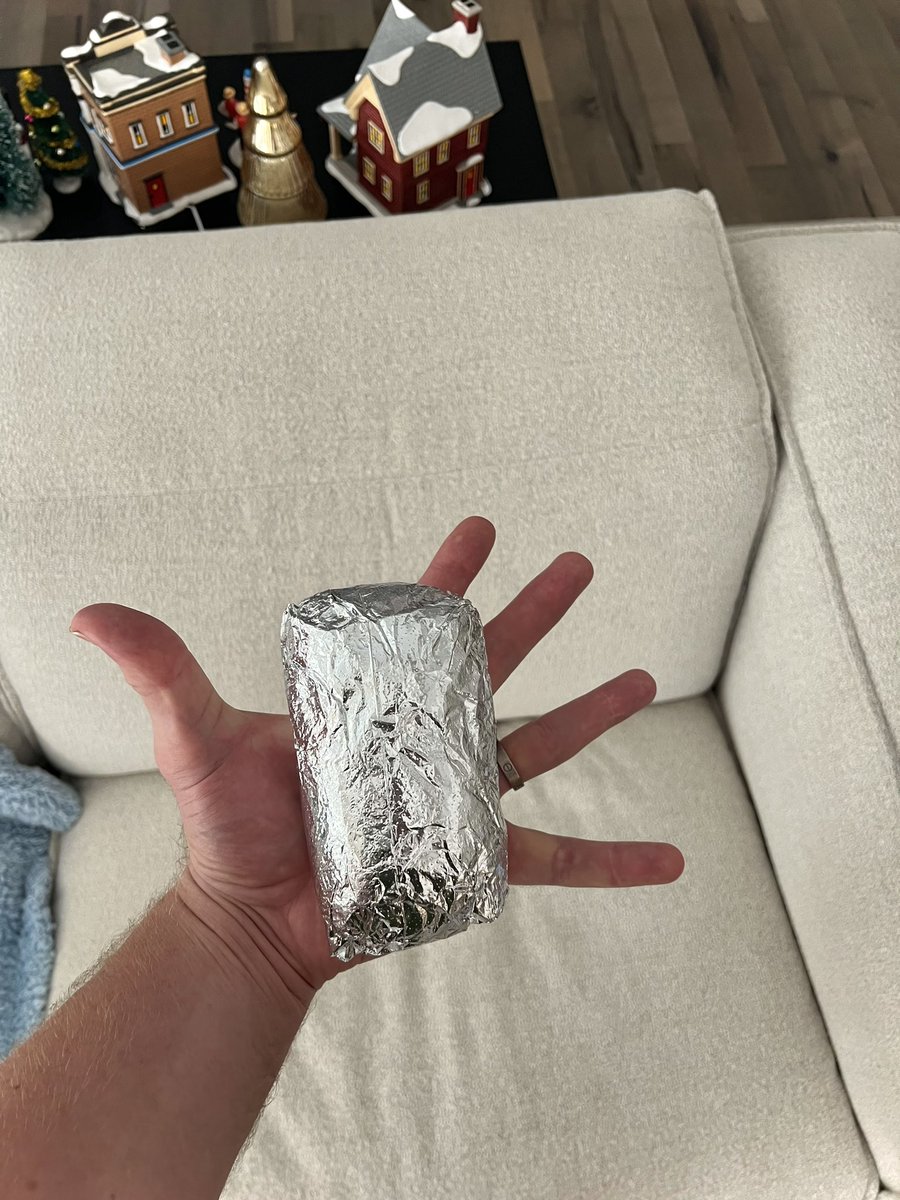 Burritos have been getting smaller… 

It’s high time we open a dialogue about it.

We want big burritos back.

<a href="/ChipotleTweets/">Chipotle</a> 

#ThisIsSupposedlyDoubleMeat
#BurritoJustice
#StillHungry
#NotAnAd
#QuiteTheOppositeActually