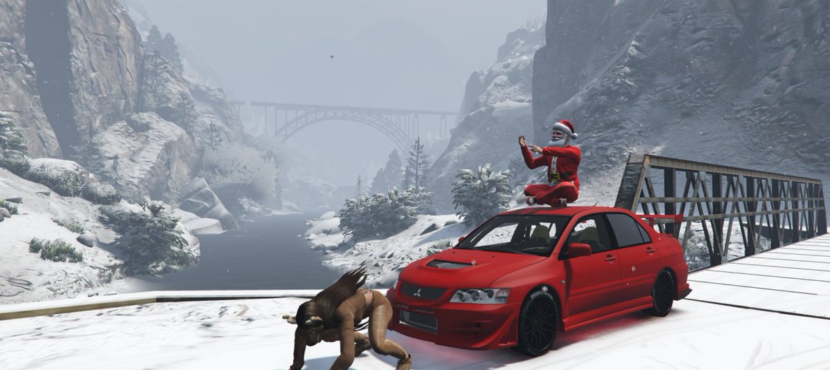 RPDofficial_'s tweet photo. Santa and his reindeer are coming to town. 🎅💕 #GTARP https://t.co/z8BZ9z0hok