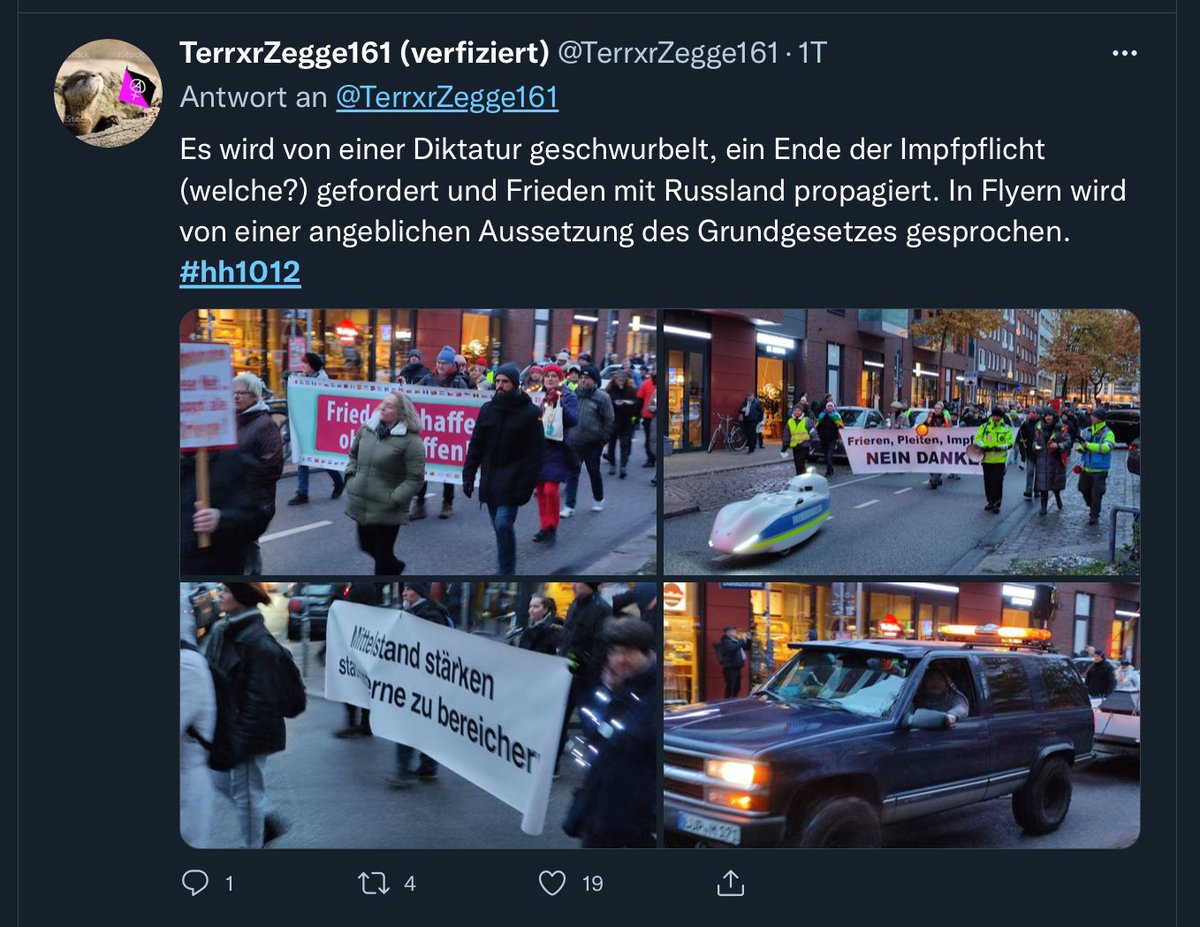 hhwatch's tweet photo. Dabei hat man sich so gefreut, dich wiederzusehen.
*plötzlich stand David reichlich wirr wirkend an der Straßenkante am Ende der Langen Reihe.
#hh1012 https://t.co/p7Z47Aljg5