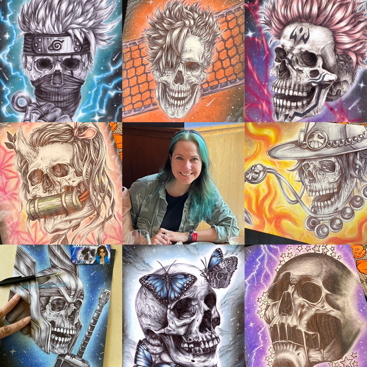 Art vs. Artist 2022
My Skulls 
#artvsartist #artvsartist2022 #skullls #skull #skullartist #skullartwork #ballpointpenart #ballpointpen #skulllaxy #vrenoptika