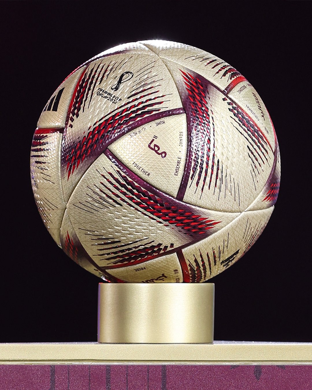 B/R Football on X: Adidas unveil 'Al Hilm', the official World Cup ball  for the semifinals and final ⚽ https://t.co/9ueFnCGgqN / X