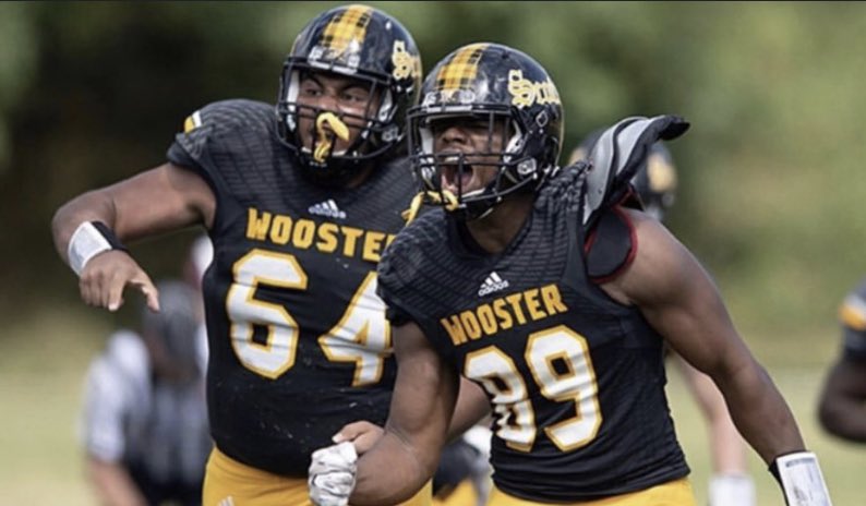 Thank you <a href="/Coach_Colaprete/">Frank Colaprete</a> and Wooster Football for my first official offer to play football! <a href="/CoachBigPete/">Peter "Coach Big Pete" Leinweber</a> <a href="/EDGYTIM/">Timothy “EDGYTIM” OHalloran</a> @LHSWildcatsVFB <a href="/WoosterEdu/">College of Wooster</a>
