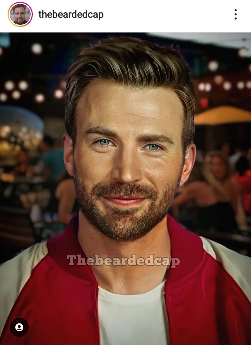 Rainyhort1's tweet photo. The #beardedcap does another awesome edit of @ChrisEvans and WOW! 🫨 I'm in love. ❤️ #ChrisEvans https://t.co/I1J6Ug0cOL
