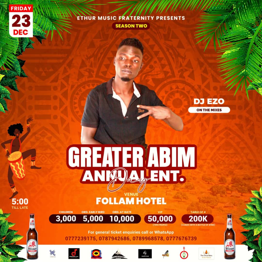 RicOkello's tweet photo. The DJs for the Greater Abim Annual Entertainment Day are in. 

When it comes to @EthurMusic and entertainment, I would collectively call this pair a music encyclopedia. The party begins and ends with them.

Don't miss their magic on what is a #ThurMusicDay. https://t.co/TAjYN9BSf2