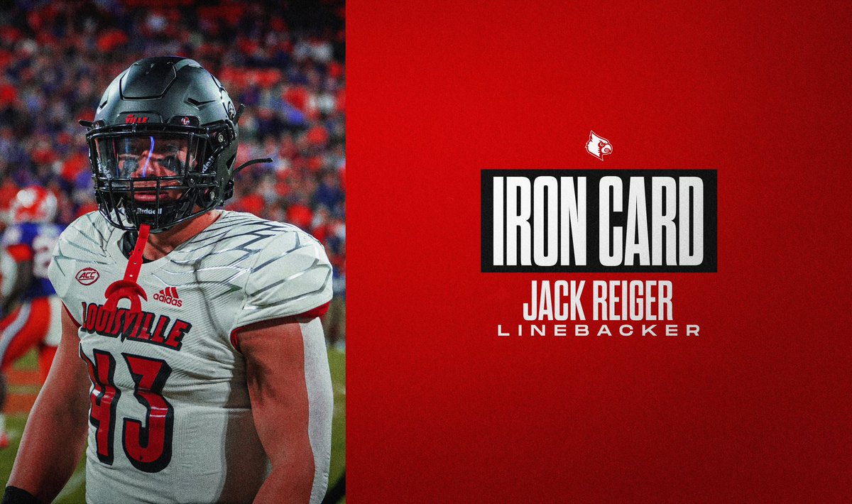 LouisvilleFB's tweet photo. Iron Cards: @JReiger22 @greatyaya4 
#GoCards https://t.co/YbalEQ2bM4