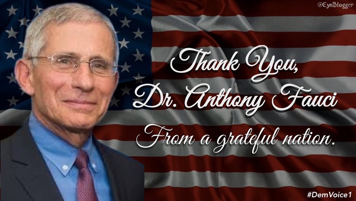 In spite of the paid shills, this man is a real genius who saved millions of lives. An empathetic, productive, contributor to society genius. Unlike some. 
#ThankYouDrFauci
#VoteBlue2024 

#TruBlue 
#DemVoice1