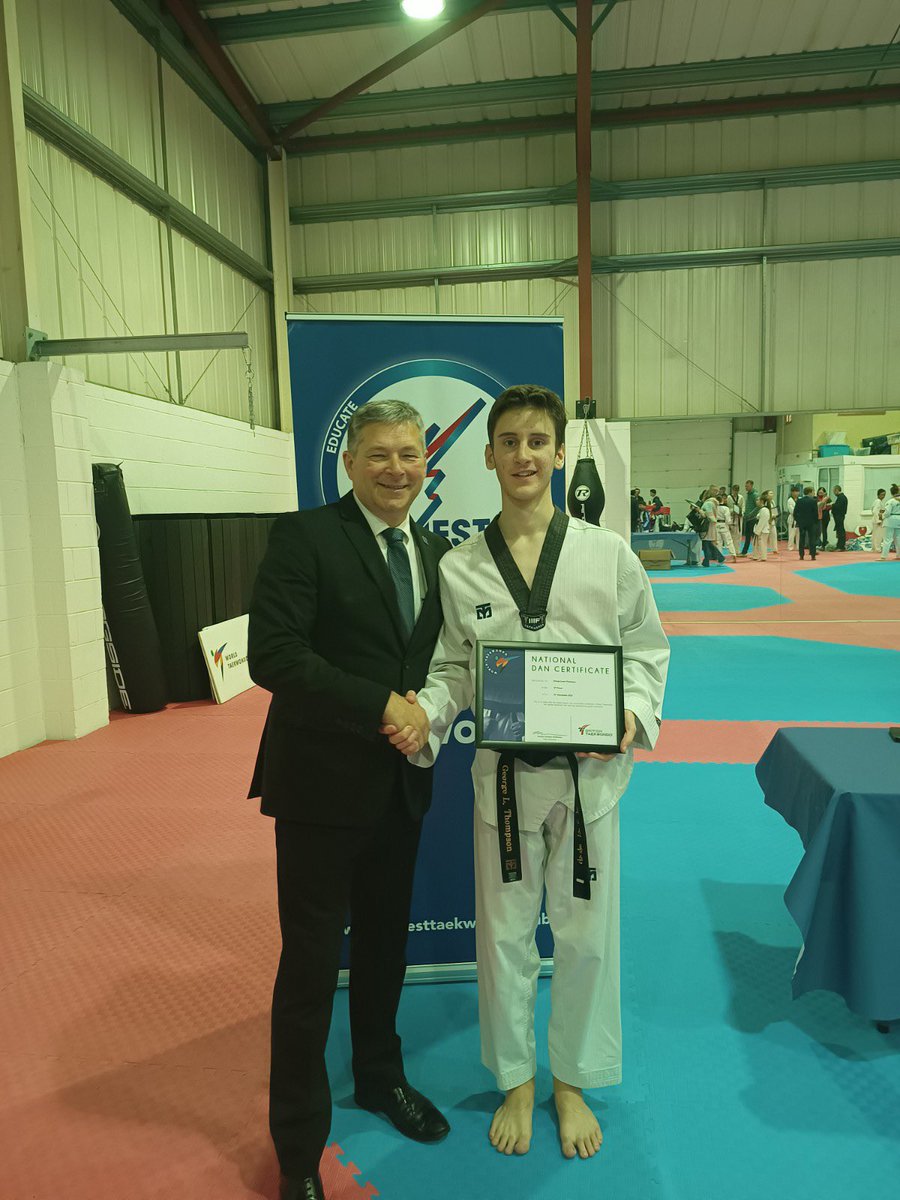 Well done to George promoted to black belt! #smashedit #tkd #taekwondo @southhunsleype @southhunsley