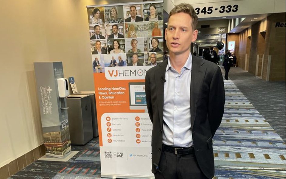 VJHemOnc (@vjhemonc) on Twitter photo We had a lovely interview here at #ASH22 with <a href="/AdrianMinson/">Adrian Minson</a> of <a href="/Haem_pmcc_rmh/">Haematology Peter MacCallum CC & Royal Melbourne</a> on the Tarmac study, novel combinations in NHL, PET-adapted therapy in DLBCL & more!
<a href="/ASH_hematology/">ASH</a> #LymSM #ImmunoOnc #CARTcell #HemOnc #DLBCL We had a lovely interview here at #ASH22 with <a href="/AdrianMinson/">Adrian Minson</a> of <a href="/Haem_pmcc_rmh/">Haematology Peter MacCallum CC & Royal Melbourne</a> on the Tarmac study, novel combinations in NHL, PET-adapted therapy in DLBCL & more!
<a href="/ASH_hematology/">ASH</a> #LymSM #ImmunoOnc #CARTcell #HemOnc #DLBCL