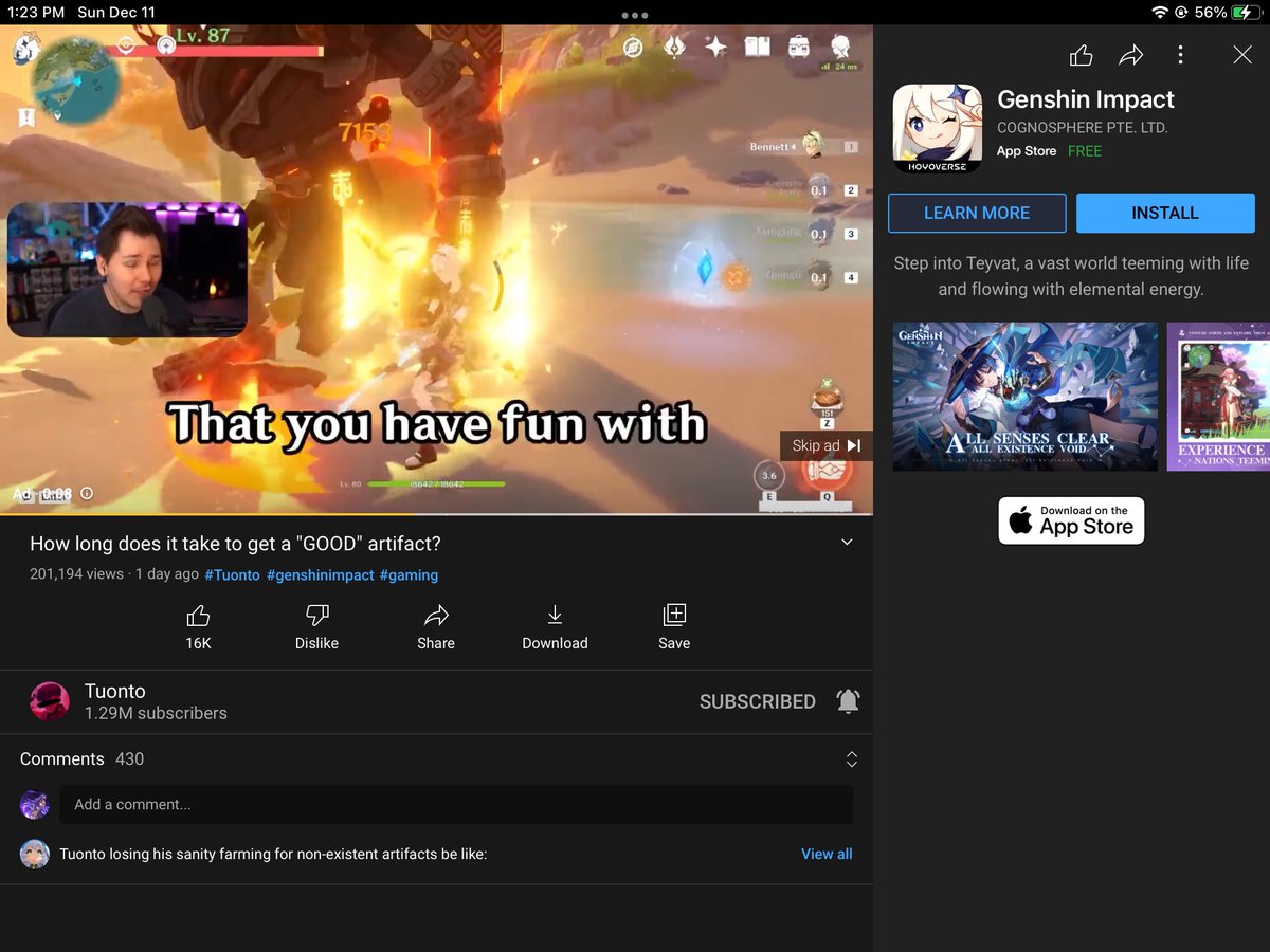 JustDJig's tweet photo. @doro44 …ok I was YouTubing like all normal YouTube viewers look who I get as an ad… didn’t know this but ok https://t.co/R0yuZTd8r1