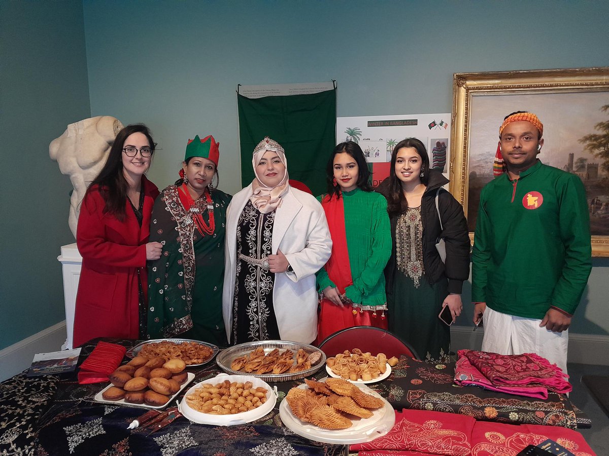 liafgroup's tweet photo. A wonderful celebration of international winter traditions @HuntMuseum as part of @XmasLimerick - special thanks to @YoumneM for sharing her insight into Algerian cultural traditions 🇩🇿 on behalf of @liafgroup https://t.co/97k6HVXLTM