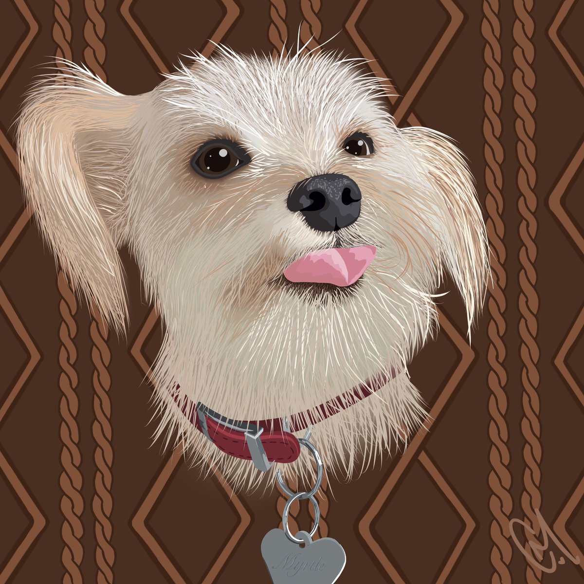 Portrait of sweet Myrtle 🤎

Get yours on my Etsy, link in bio. ✨
#etsy #petportrait #digitalart #digitalillustration #digitalportrait #digitalpetportrait #digitalpetportrait