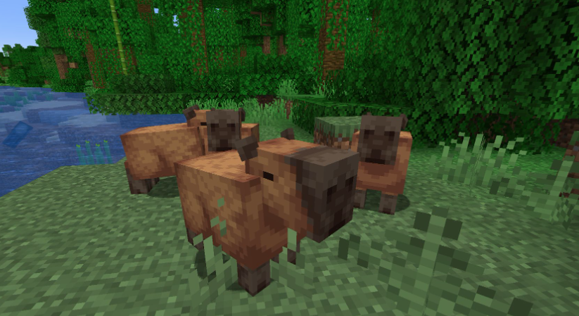 Capybara in Minecraft