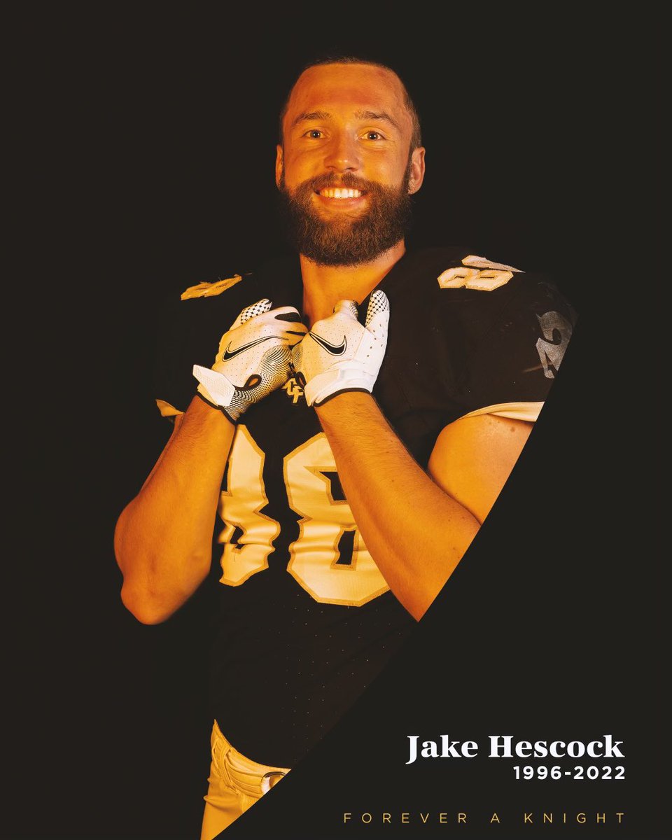 Varsity_Knights's tweet image. We are devastated to hear of the passing of Jake Hescock. He was beloved by everyone within Knight Nation.

Our deepest condolences go out to everyone who knew Jake. He was taken too soon and will be greatly missed.