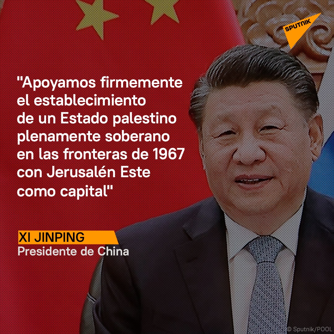 ✅️💥🇨🇳🇵🇸 Xi Jinping aboga x la membresía de pleno derecho en la ONU para Palestina, declaró el mandatario chino, Xi Jinping, en una reunión con el presidente d Palestina, Mahmud Abás, llamó a priorizar la cuestión palestina en la agenda internacional

#FreePalestine 

<a href="/FirmesP/">Firmes Por la Paz</a>