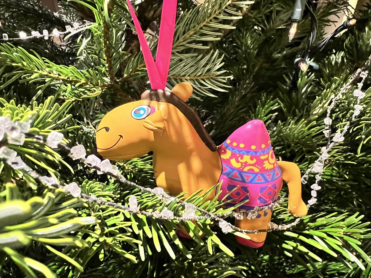 Not forgetting the Christmas camel 🐪