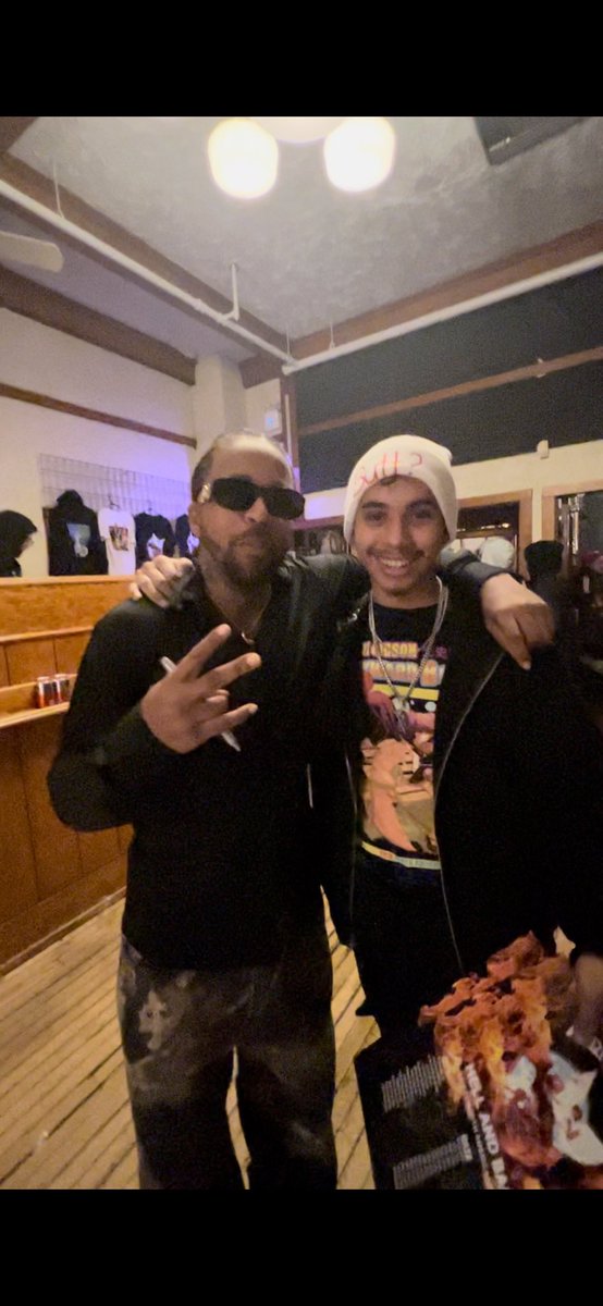 ScythePHaraday's tweet photo. I met The Grim Reaper last night @AziziGibson still feels unreal 😵‍💫🔥 https://t.co/SlK6eYLdyL