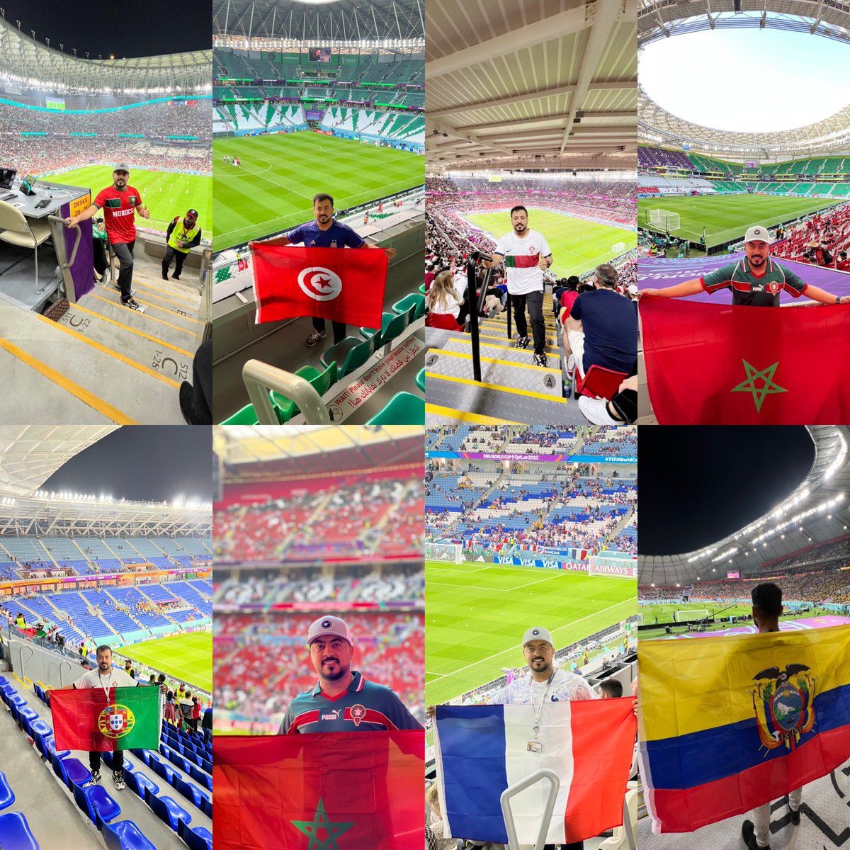 يعجز اللسان عن وصف شعور حضور المونديال لأول مره وبدولة عربية وفي دوحة الجميع ودخولي ٨ أستاذات و حضوري ١٢ مباراة لحد الآن ، التنظيم والملاعب والنقل وجميع الفعاليات على أعلى مستوى .. مونديال قطر 2022 للتاريخ ،، ويارب تكمل بفرحة مغربية عربية
#كأس_العالم_قطر2022 
#مونديال_قطر2022