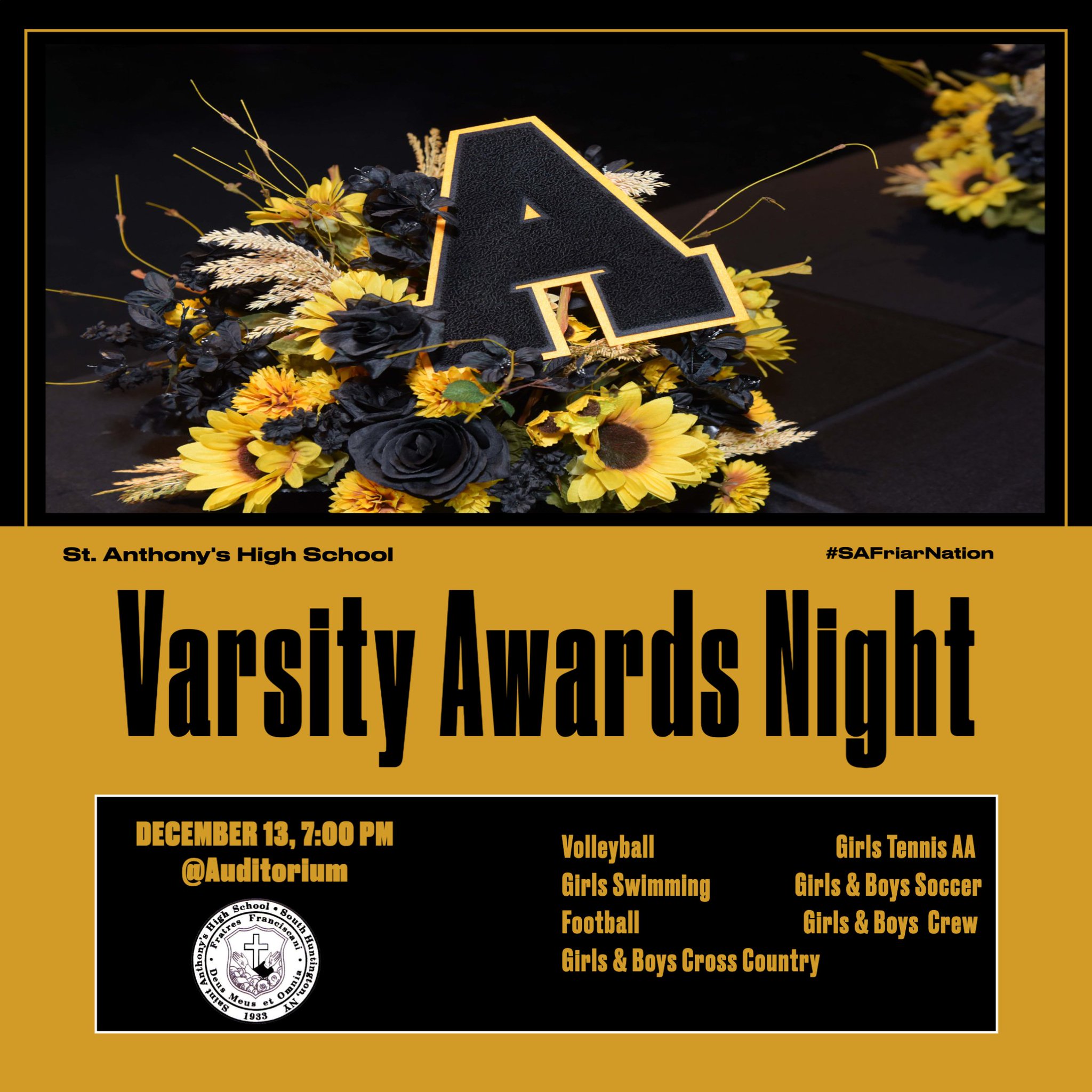 St. Anthony's Friars on Twitter "MAKE PLANS Family and friends come