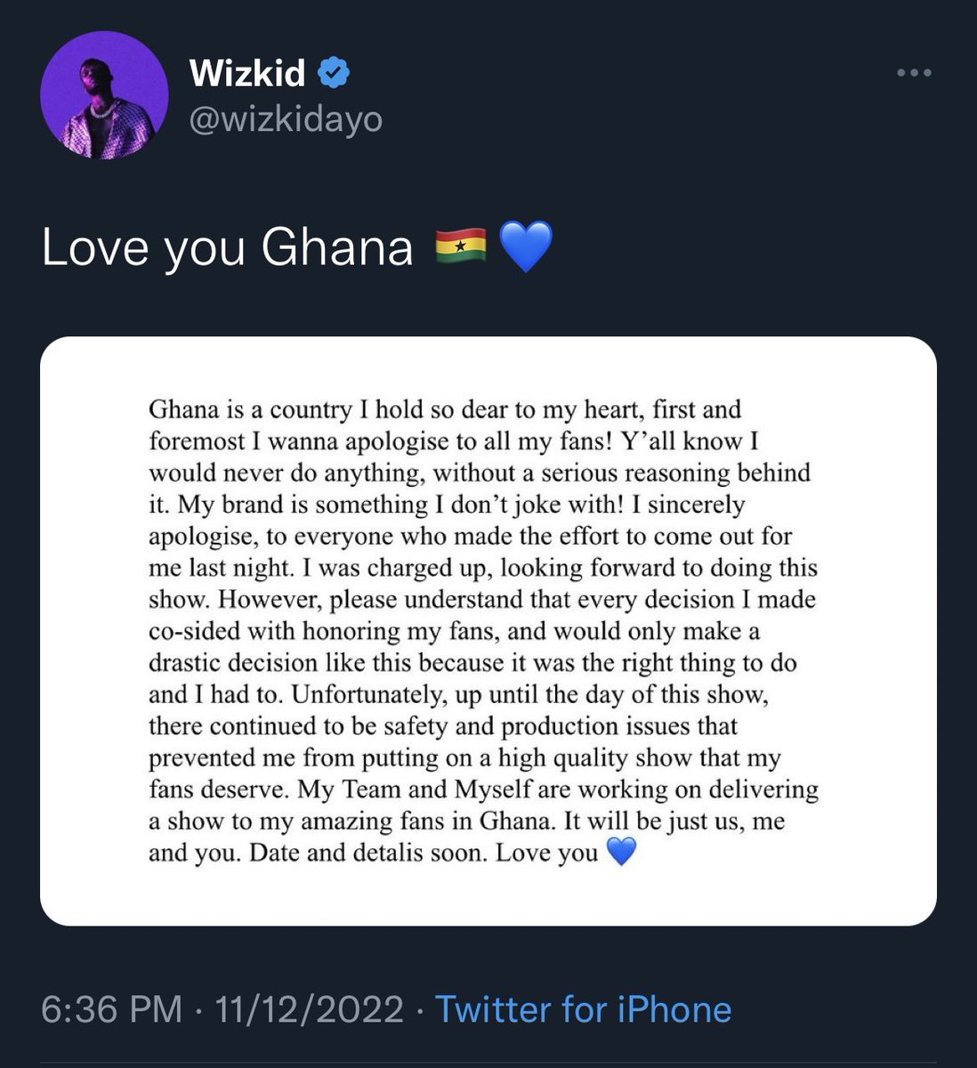 #TV3GH tweet media