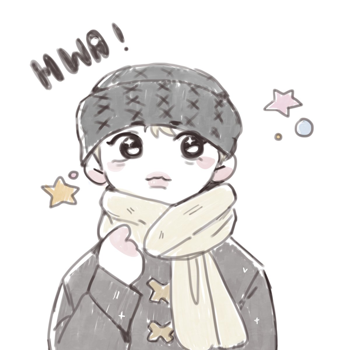 i love how warm seonghwa looks in this outfit !! it's really endearing to see < 3 #seonghwa #ateezfanart