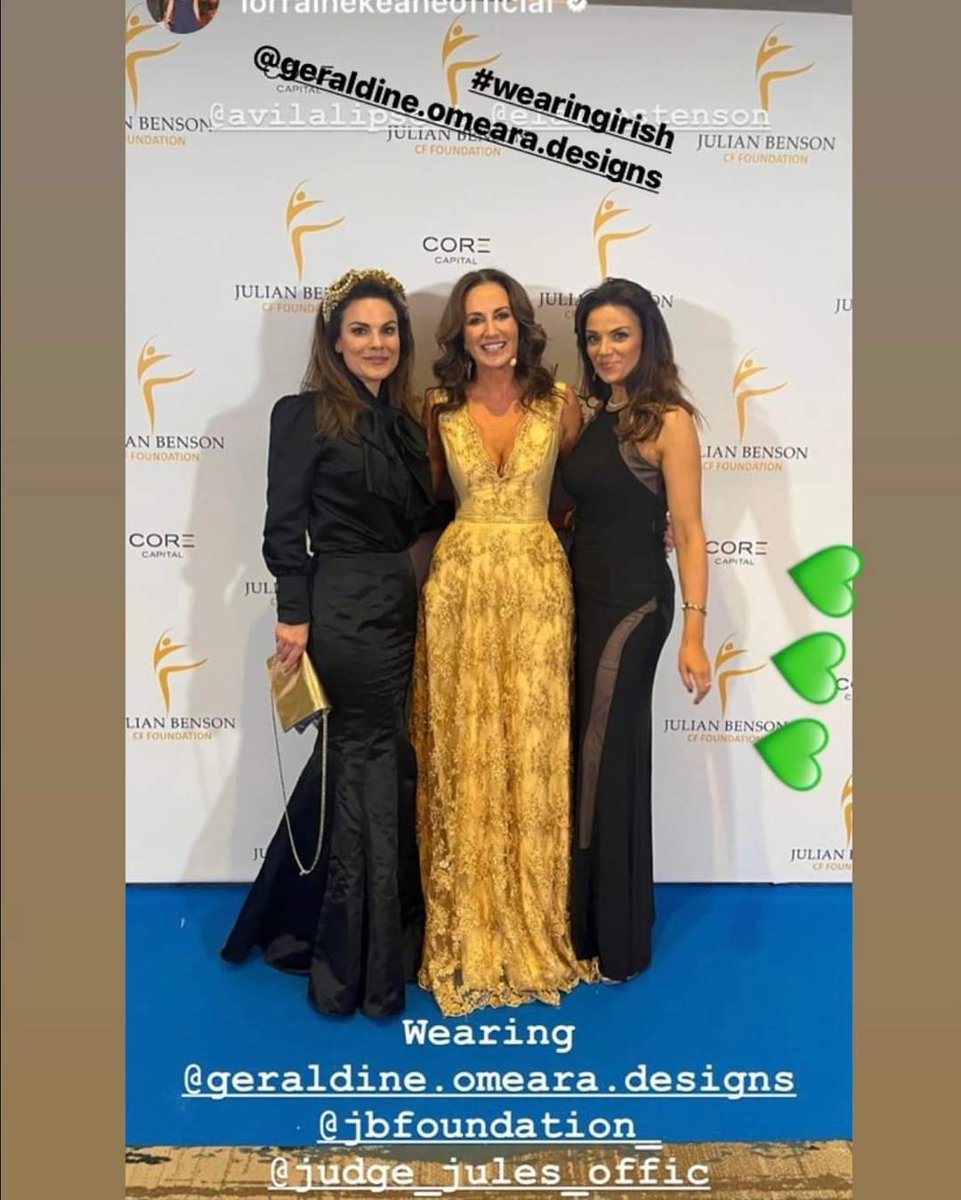 GOMearaDesigns's tweet photo. The beautiful @lorrainekeaneofficial hosting the Julian Benson Foundation ball, rewearing a bespoke gold lace beaded gown bt @GOMearaDesigns  #wearingirish #fashion #irishdesign #sustainablefashion #wearitagain https://t.co/vjgVv0Bhqj