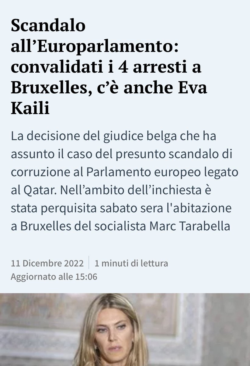 Lo scandalo del Parlamento Europeo è solo l’ennesima dimostrazione che le istituzioni internazionale non sono altro che strumenti legalizzati delle élite per depredare i popoli. Ma le vittime cognitive della narrazione predominante preferiscono continuare a ignorare la realtà.
