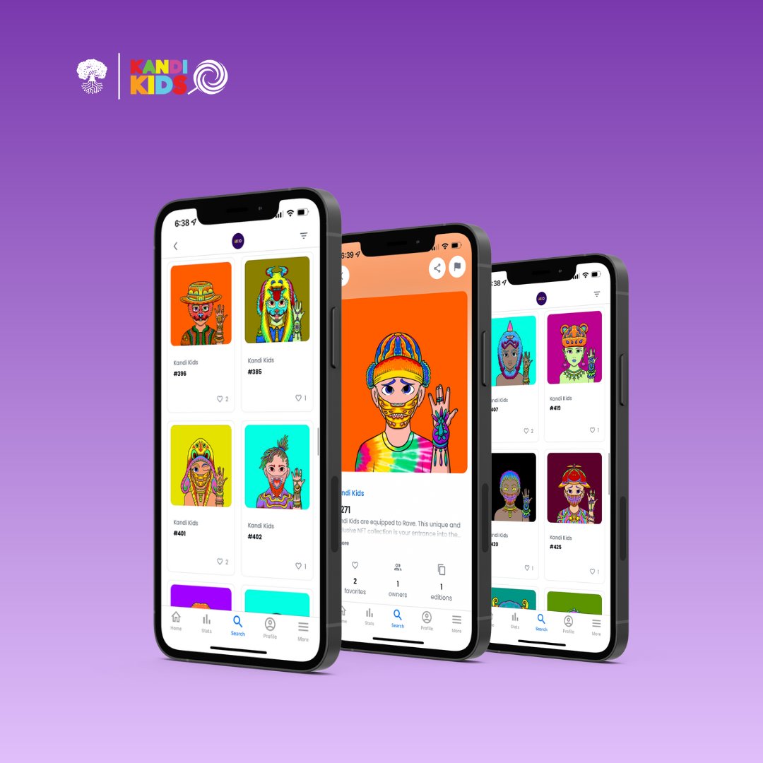oaktree_apps's tweet photo. That’s so PLUR ☮️ 🍬. One last look at the generative art and smart contract work we did with Kandi Kids!

https://t.co/Y2ZND3LBrw

#OakTreeApps

#KandiKides #nfts #nft #generativeart #smartcontract #nftcommunity #web3community #opensea #eth #webdeveloper #washingtondcagency https://t.co/99ClqSUNQm