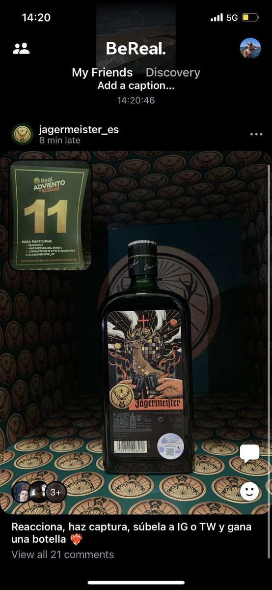 blackphant_'s tweet photo. @Jagermeister_es 🥳🥳🥳🥳🥳 LA NECESITO https://t.co/8HUKsSJLp3