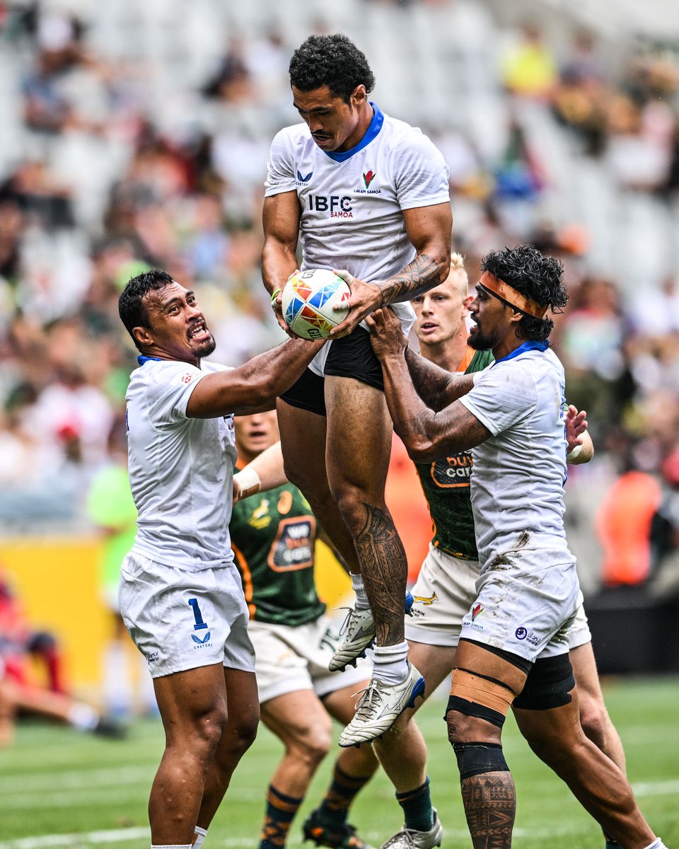 Confirmed! The last match at the #CapeTown7s will be the men's final between Samoa and New Zealand, at 19h56 🥇 #FeelTheVibes