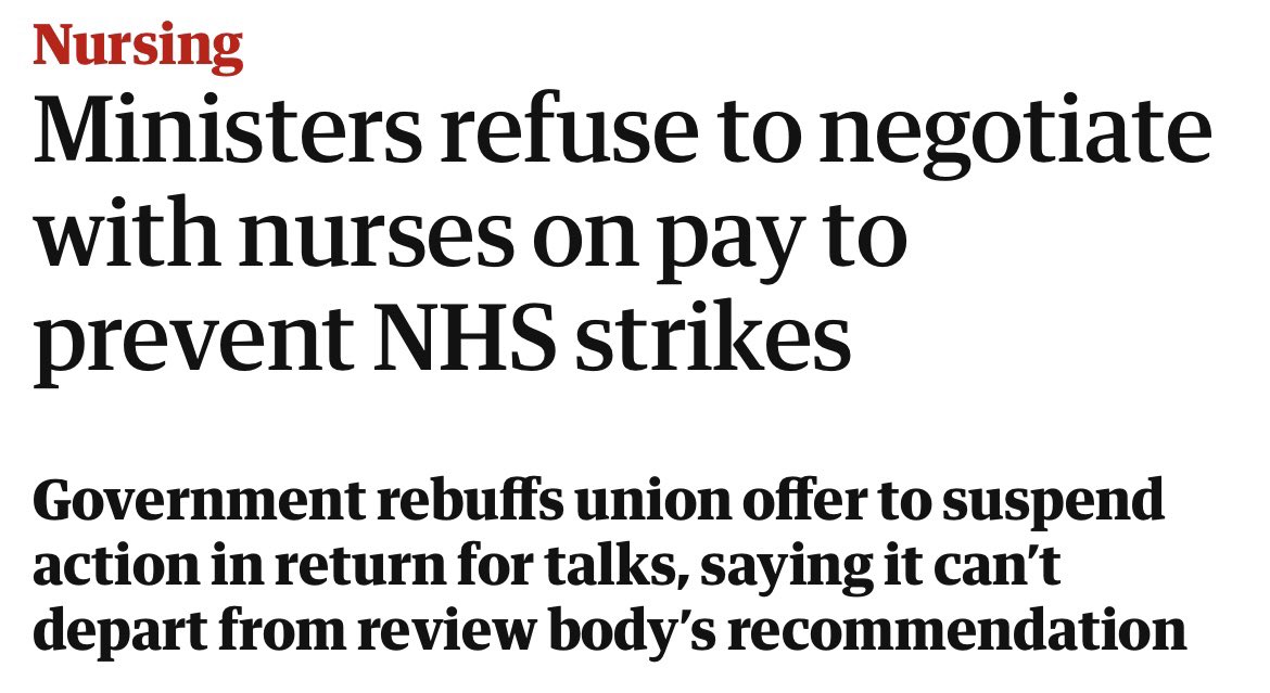 Look at this. The governments plan is laid bare.

They are going to try and starve back nurses, rail workers, postal workers and anyone else who dares to make a stand. 

RT if you do everything you can to back the workers.

This is a pick your sides moment.

#EnoughlsEnough