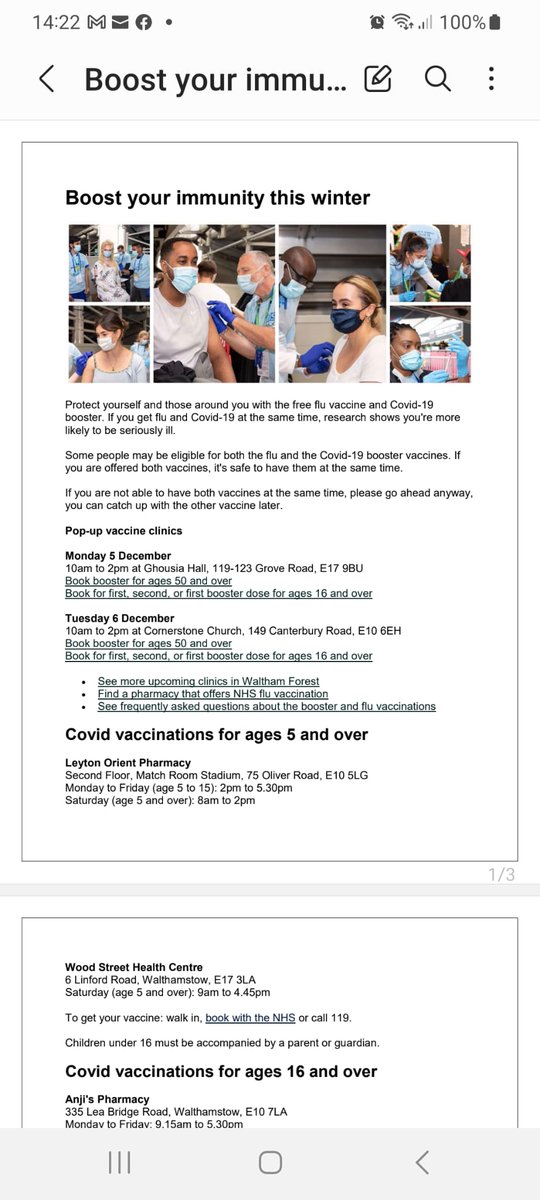 elattlondon's tweet photo. Protect yourself and those around you with the free flu vaccine and Covid-19 booster. If you get flu and Covid-19 at the same time, research shows you're more likely to be seriously ill. 
#HealthIsWealth #ESOL #HealthInclusivity #healthcare #CovidVaccine #HealthyNation #Women https://t.co/twgOxc6RpQ